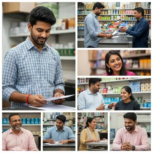 Indian Guy Managing Family Business with Care