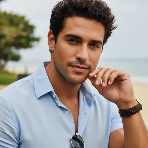 Attractive Filipino Man with Strong Physique and Charming Smile