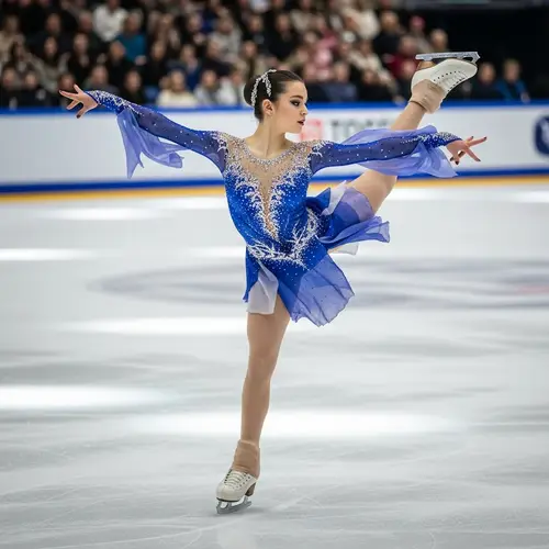 19-Year-Old Figure Skater's Opulent Performance on Ice