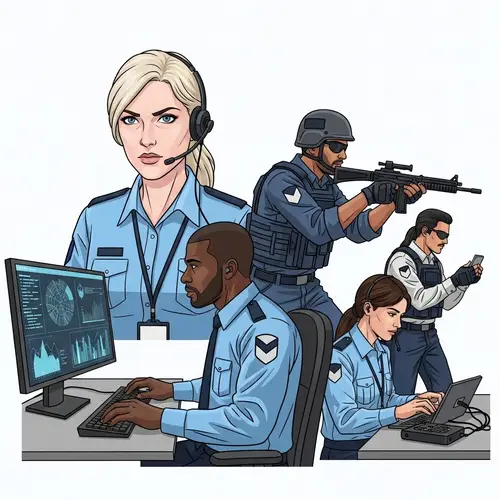 Professional Security Personnel Countering Terrorism: Diverse Team in Action