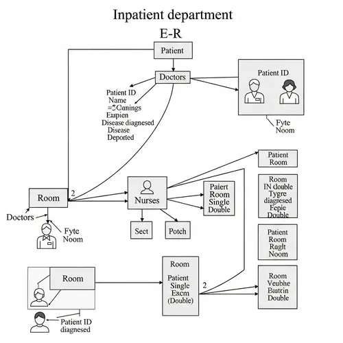 Hospital Inpatient Department E-R Diagram
