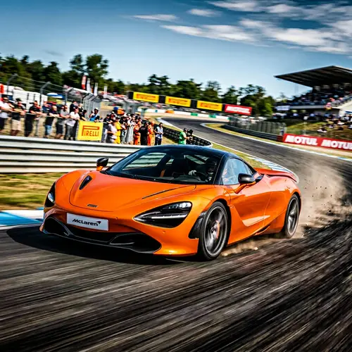 Sleek Sports Car High-Speed Action | Adrenaline Photography