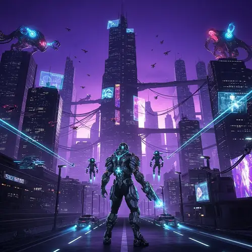 Best Video Game Experience: Futuristic Dystopian Cityscape
