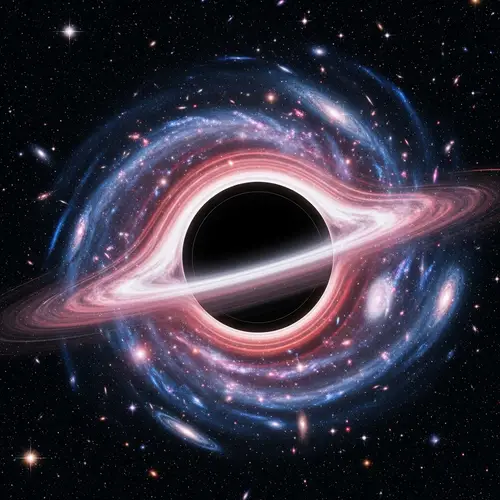 Intense Black Hole in Outer Space: Stars, Galaxies, and Gravity