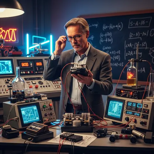 Back to the Future Inspired Lab Scene