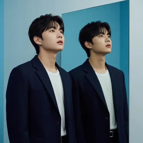 Surprised 18-Year-Old Boy Reflects on Melancholy