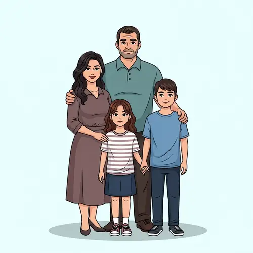 Family of Four Portraits