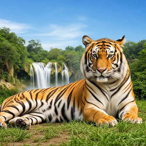 Majestic Tiger in its Natural Habitat