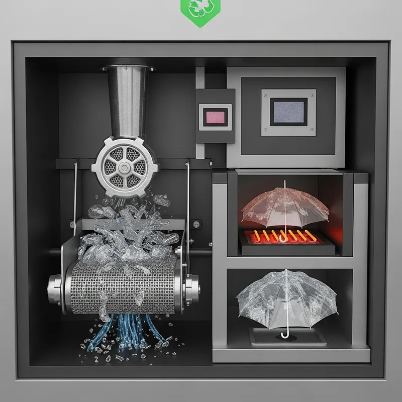 EnviroSave: Sustainable Umbrella Dispenser - Eco-Friendly Innovation & Self-Cleaning Process