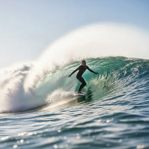 Capturing Adrenaline and Freedom: Surfing on Massive Waves