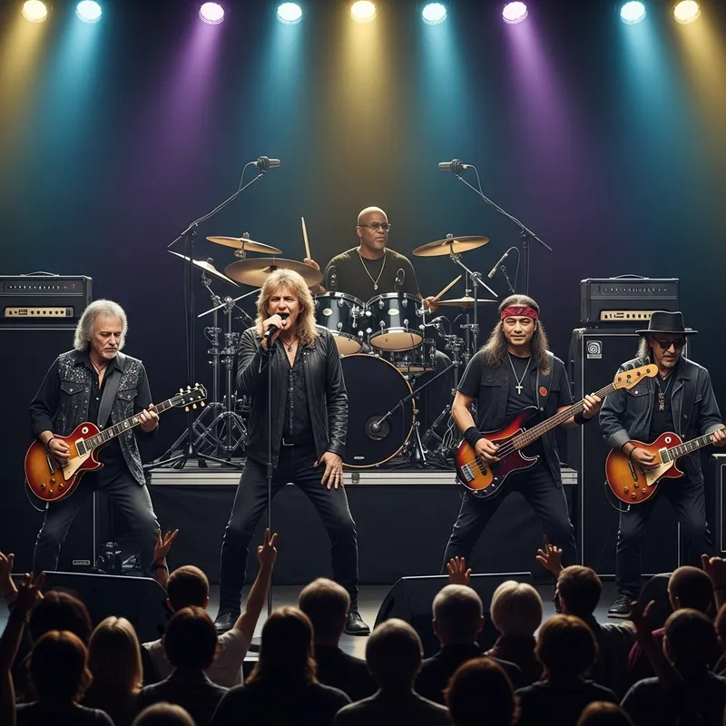 Realistic Rolling Stones Live Concert Image Realistic Rolling Stones Live Concert Image