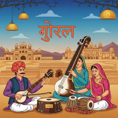Rajasthani Folk Song 'Giral' - Traditional Musical Instruments & Performers