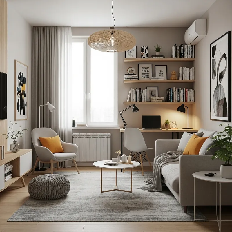20 Square Meter Room Design: Modern and Cozy