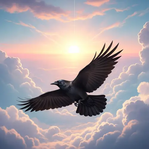 A Crow in Heaven: Mystical Serenity