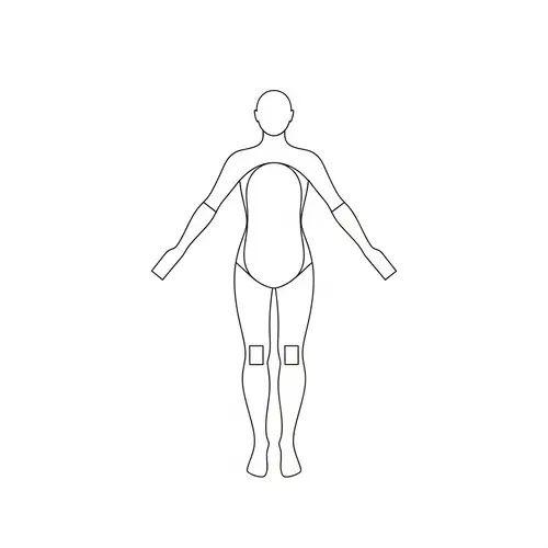 Minimalist Humodel Figure for Architectural Drafting