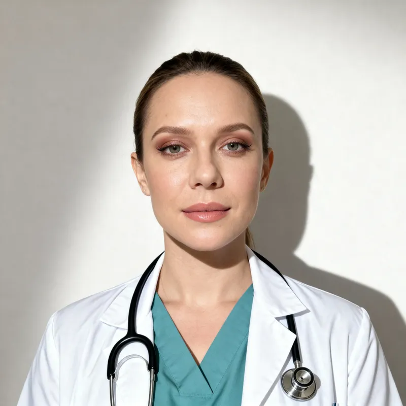 Professional Nurse Portrait in 4K Detail Professional Nurse Portrait in 4K Detail