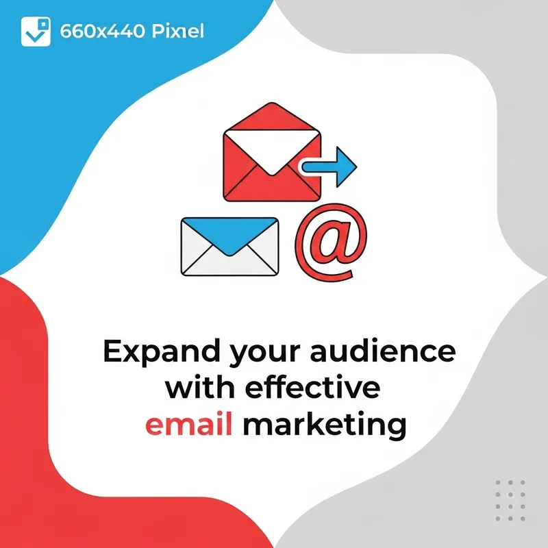 Professional Email Marketing Icon & Text | Expand Your Audience