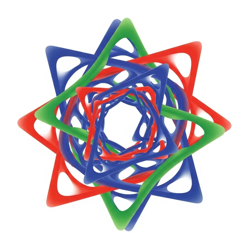 Intricate Geometric Shapes Pattern Design