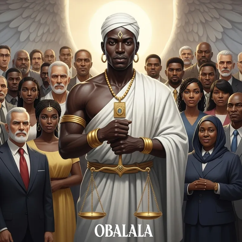 Obalala: Strong African Creator of Mankind with Patience and Gentleness