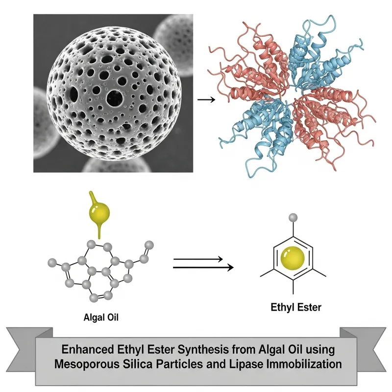Mesoporous Silica Particles and Lipase Immobilization for Enhanced Biodiesel Production