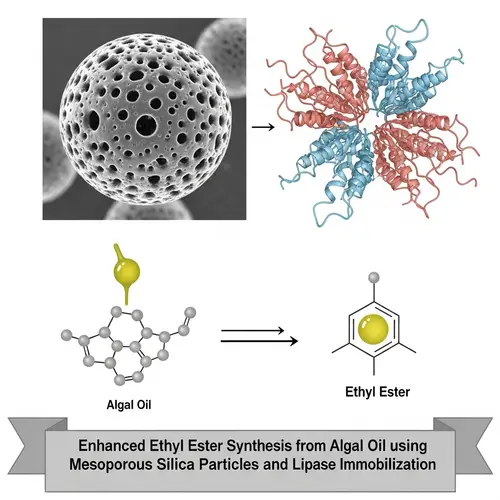 Mesoporous Silica Particles for Lipase Immobilization in Biodiesel Production