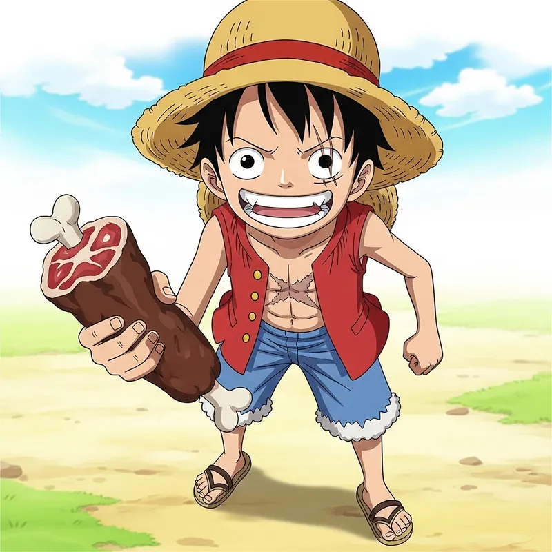 Luffy Drawing Tutorial