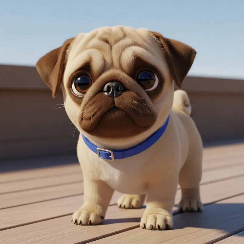 Scooby-Doo Inspired Pug | Animated Canine Cutie