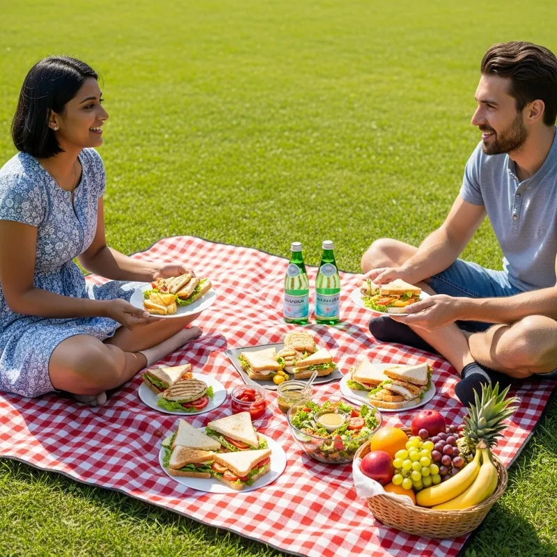 Ultimate Picnic Lunch Experience in a Sunny Meadow