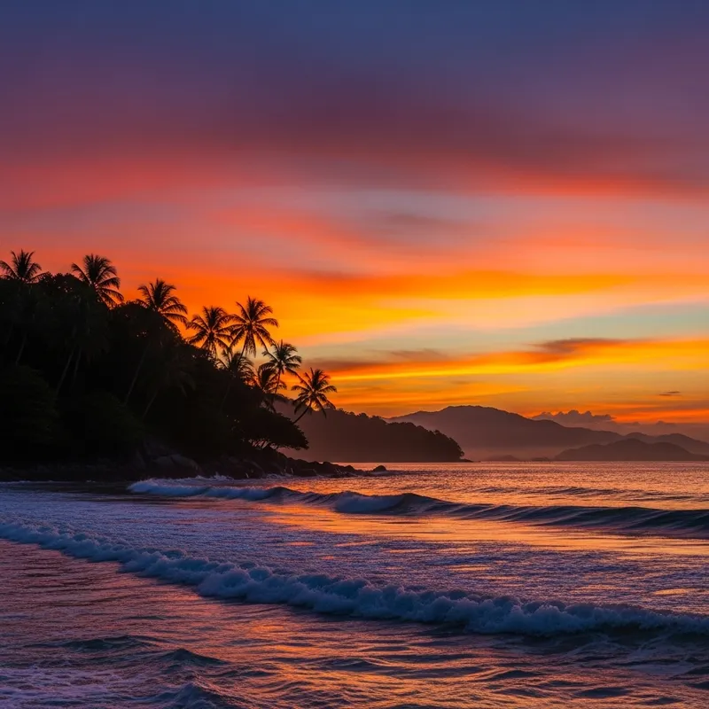 Splendid Sunrise over Langkawi Island, Malaysia Splendid Sunrise over Langkawi Island, Malaysia