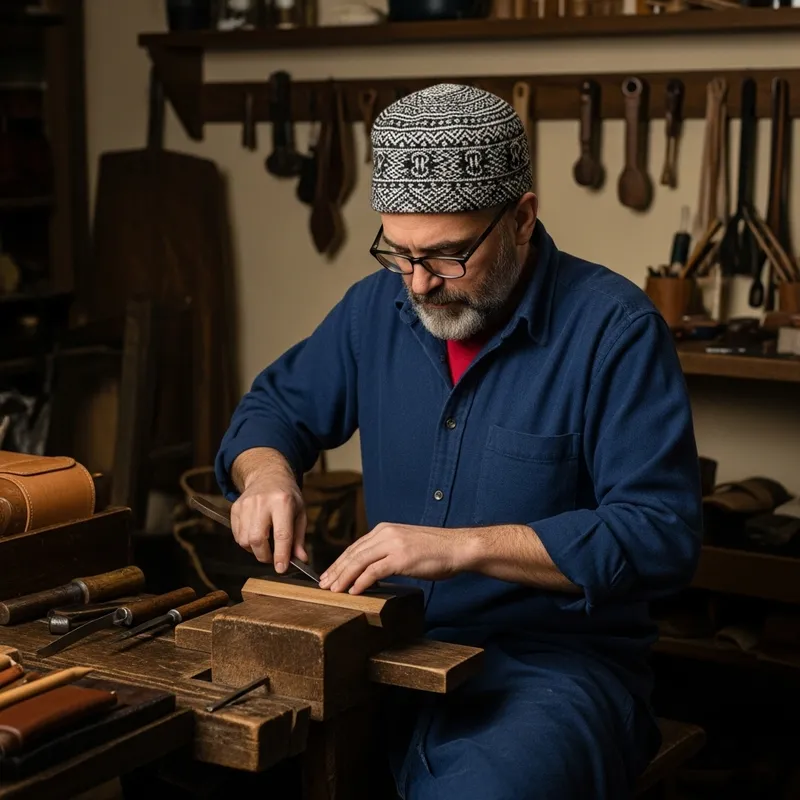 Artisanal Leather Crafting Process