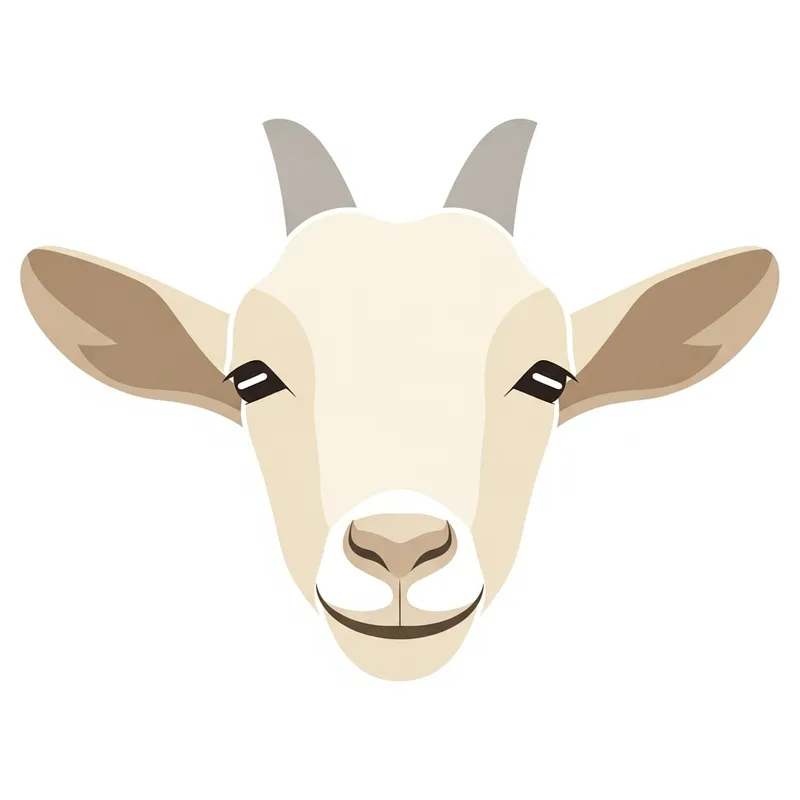 Easy Goat Face Drawing for Beginners