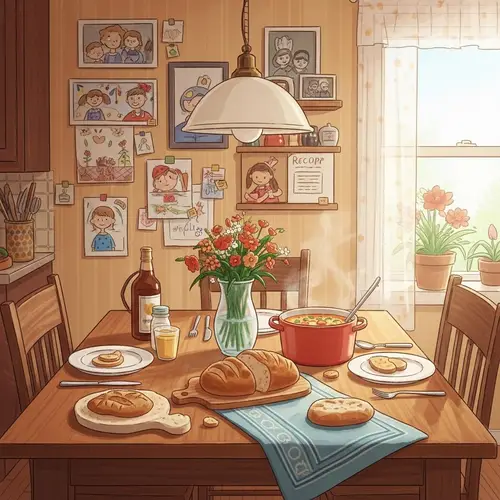 Warm Family Kitchen: Home-cooked Meals & Cherished Memories