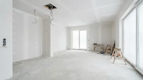 Unfinished Living Room - Interior Design Ideas