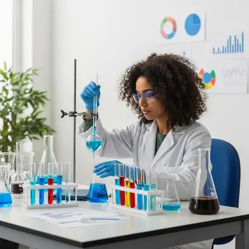 Dedicated Chemist Conducting Environment Experiments | Meriem