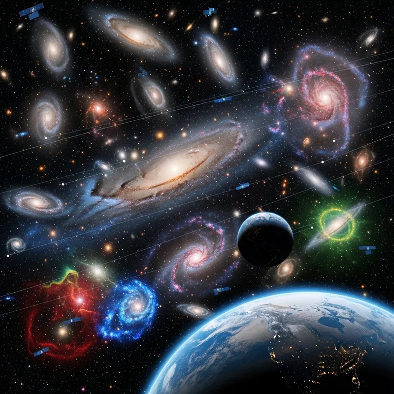 Breathtaking Universe View: Galaxies, Stars, Nebulae & More