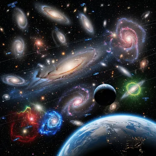 Breathtaking View of the Universe: Galaxies, Stars, and Nebulae