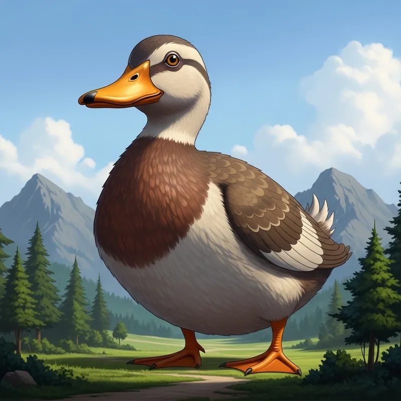 Duck Titan: Mythical Creature in Animation | Giant and Powerful Marvel