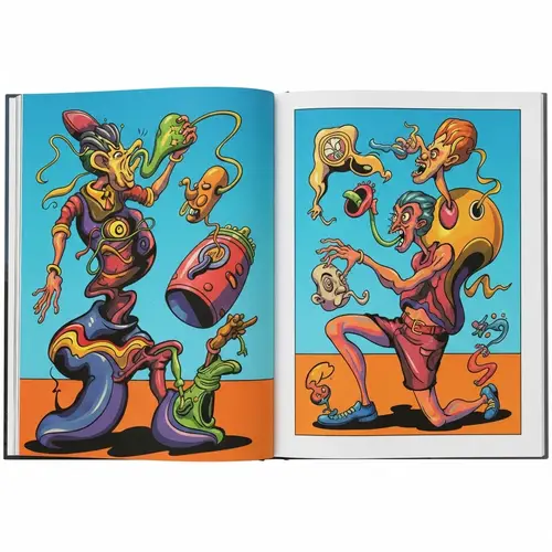 Surreal Book Page Illustrations Defying Reality