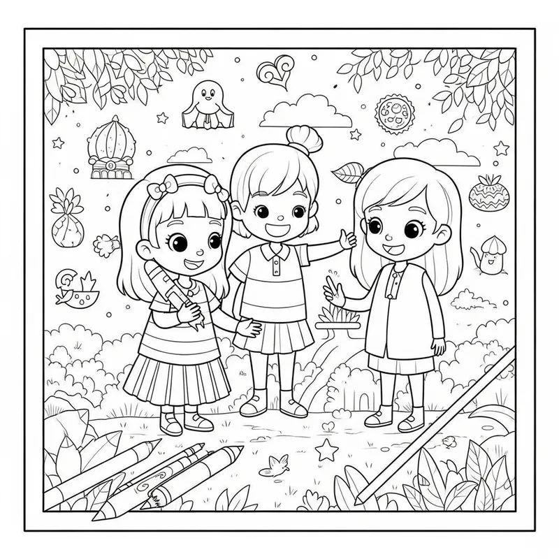 Coloring Page for Kids | Fun and Educational Activities