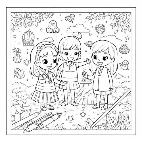 Coloring Page for Kids | Fun and Educational Activities