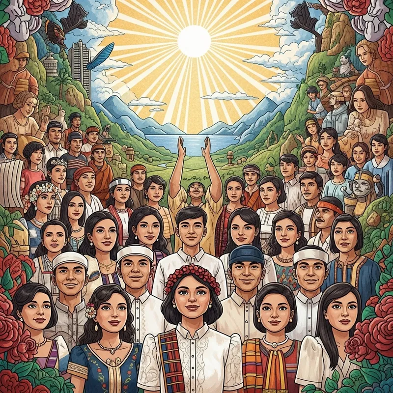 Cultural Diversity in Filipinos Looking Towards the Light