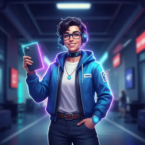 Futuristic Avatar Digital Art: Vibrant & Engaging