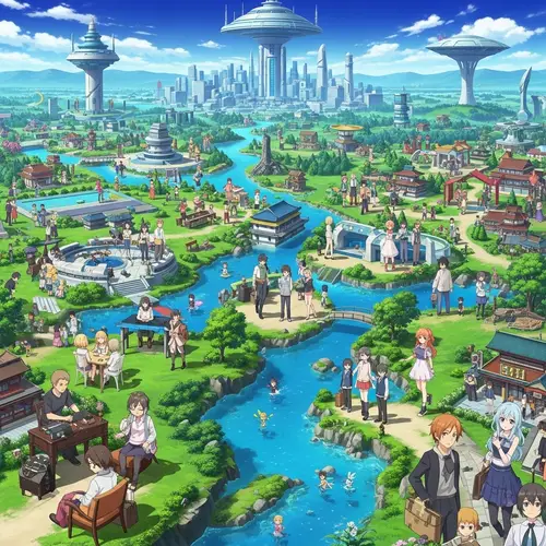 Web3 Metaverse: Imaginative Universe Inspired by Japanese Animation