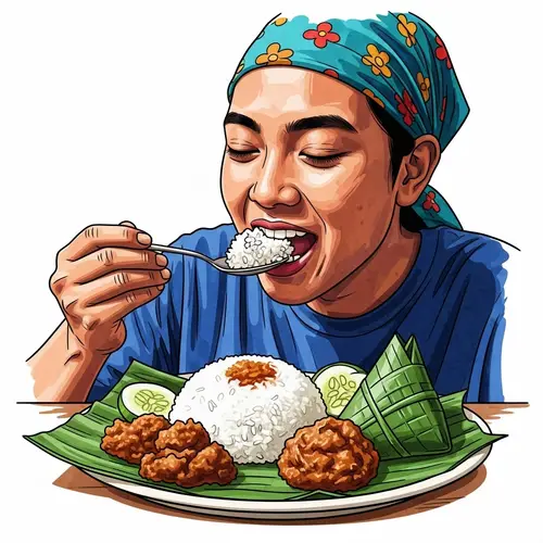 Nasi Cokot: Delightful Indonesian Cuisine Artwork