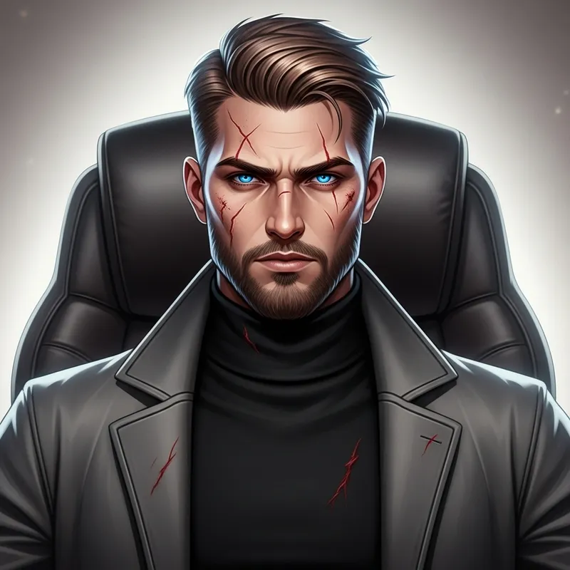 Fantasy Warrior Artwork | Detailed Illustration of a Modern Witcher Character Fantasy Warrior Artwork | Detailed Illustration of a Modern Witcher Character