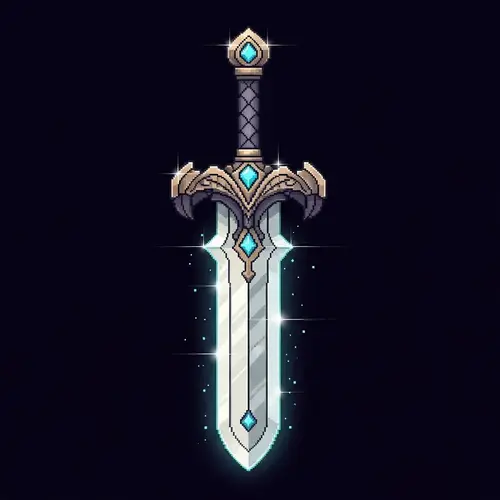 Pixelated Sword: A Strong and Valorous Weapon Design