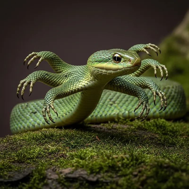 Snake With Six Legs: Mystical Creature of Nature