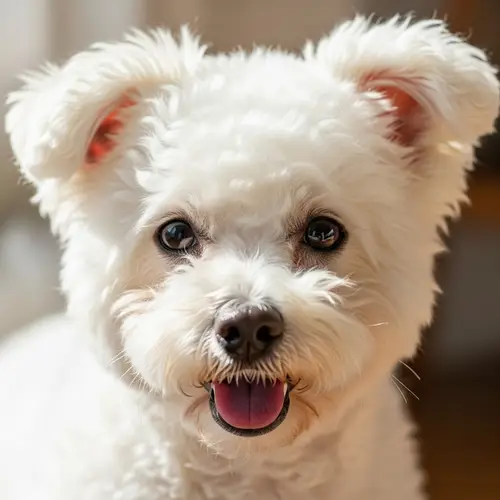 Close-up Image of Cute Bichon Frise Dog
