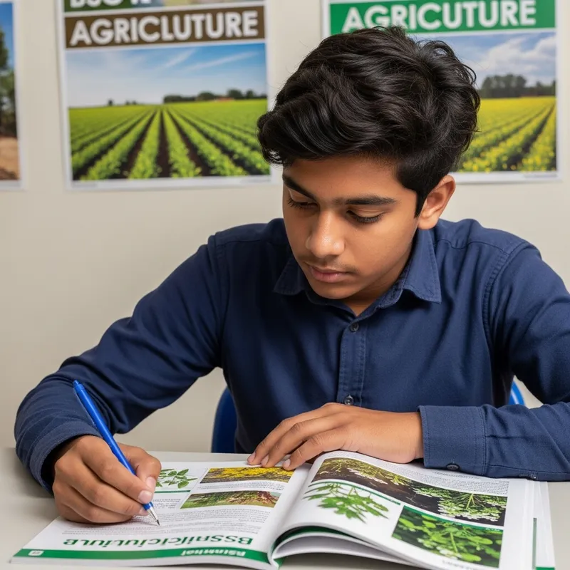 Young Boy Studying BSc Agriculture | Determined for Bright Future
