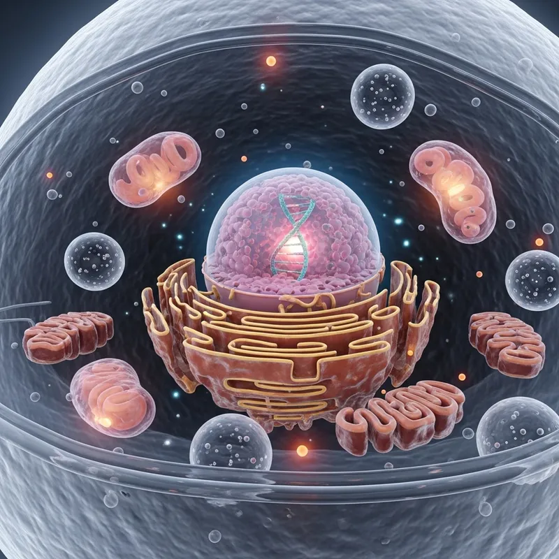 Stunning 3D Model of a Human Cell